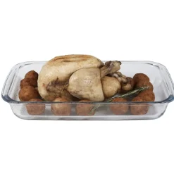 Gifi Cuisson^Lot de 3 plats à four empilables en verre