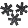 Gifi Cuisson^Lot de 3 protège-poêles Ø38cm polyester noir ou gris