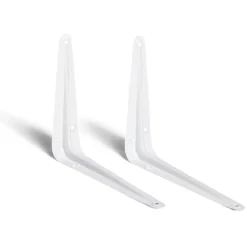 Lot de 2 supports d'étagères en équerre 15x20cm fer^Gifi
