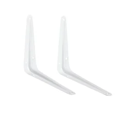 Lot de 2 supports d'étagères en équerre 15x20cm fer^Gifi