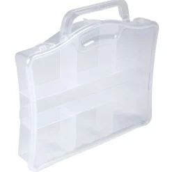 Mallette plastique 7 compartiments 23x18xH4cm^Gifi Clearance