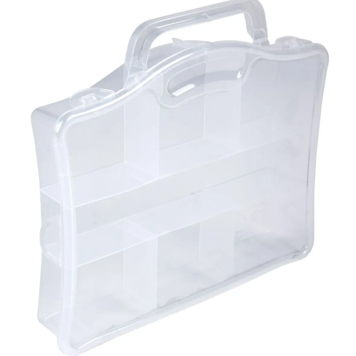 Mallette plastique 7 compartiments 23x18xH4cm^Gifi Clearance