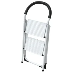 Marchepied pliant 2 marches blanc^Gifi Outlet