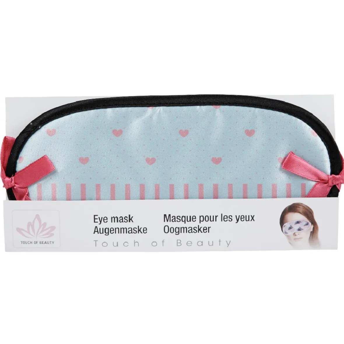 Masque bleu de nuit en satin^Gifi Discount