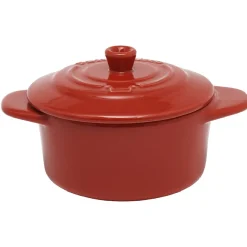 Gifi Cuisson^Mini cocotte ronde rouge