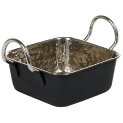 Gifi Cuisson^Mini plat à four rectangulaire noir ou cuivre effet martelé