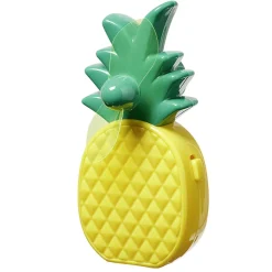 Mini ventilateur à piles Homday forme ananas jaune et vert^Gifi Discount