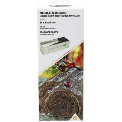 Gifi Cuisson^Moule à bûche en inox