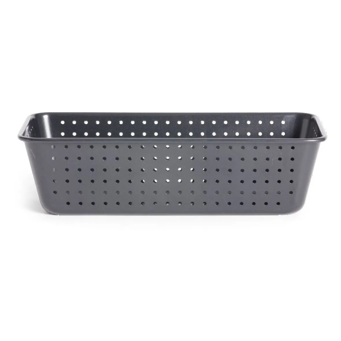 Gifi Cuisson^Moule à cake perforé acier noir 25x7xH2,5cm