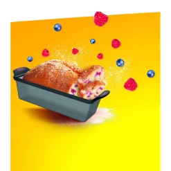 Gifi Cuisson^Moule à cake Tefal Crispybake en silicone rétractable