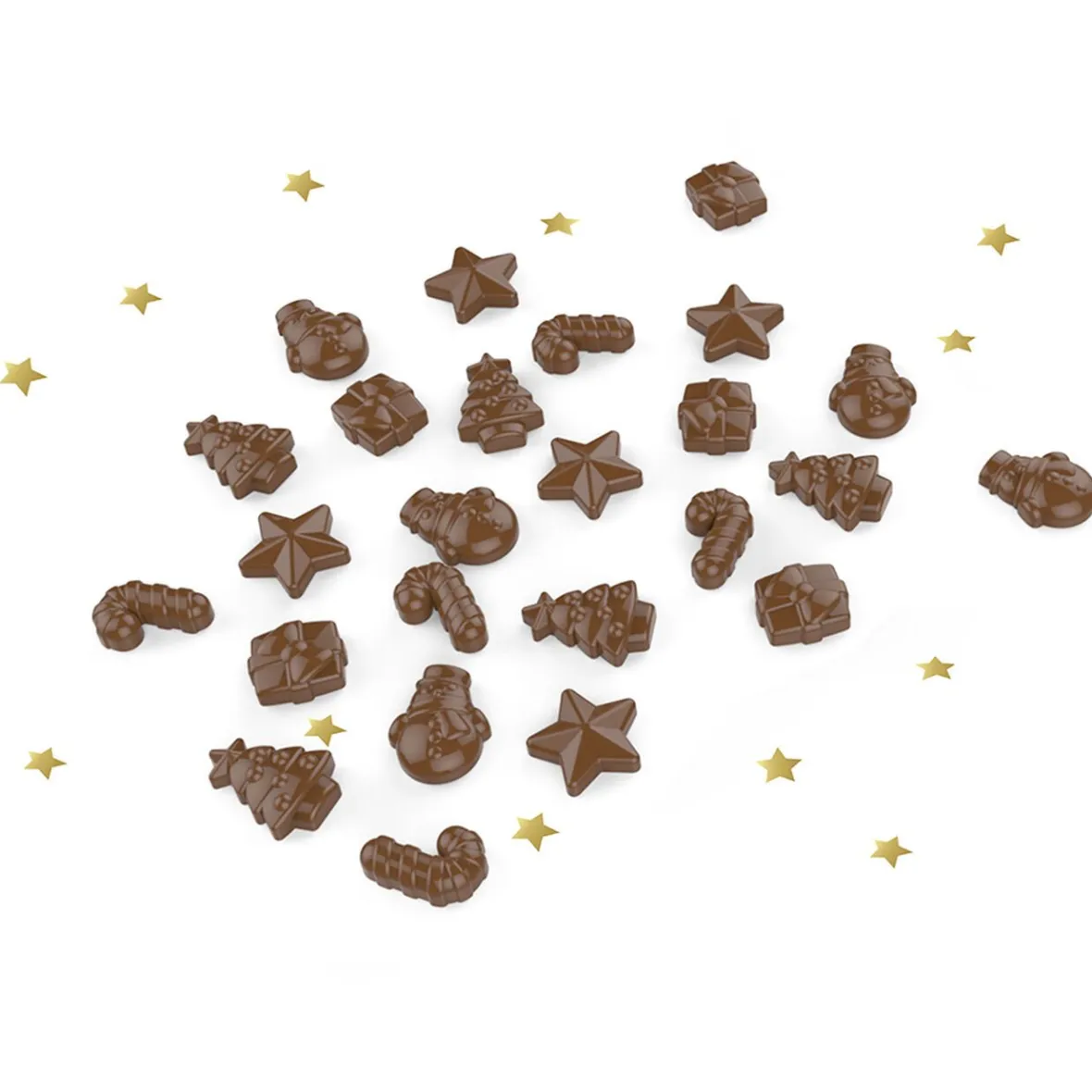 Gifi Cuisson^Moule à chocolats de Noël en silicone