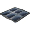 Gifi Cuisson^Moule à financiers gris et noir x6