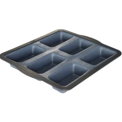 Gifi Cuisson^Moule à financiers gris et noir x6
