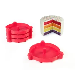 Gifi Cuisson^Moule à gâteau arc en ciel 4 pièces