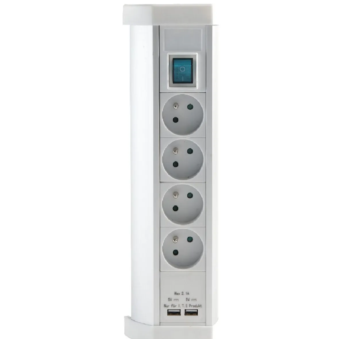 Multiprise 5 prises et 2 ports USB^Gifi