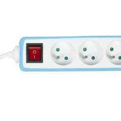 Multiprise avec housse silicone bleue^Gifi Outlet