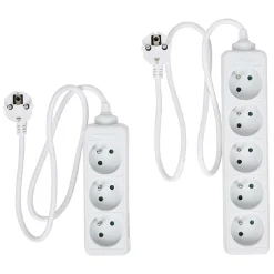 Multiprise blanche x 2^Gifi Sale