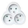 Multiprise triangulaire blanche 3 prises^Gifi Online