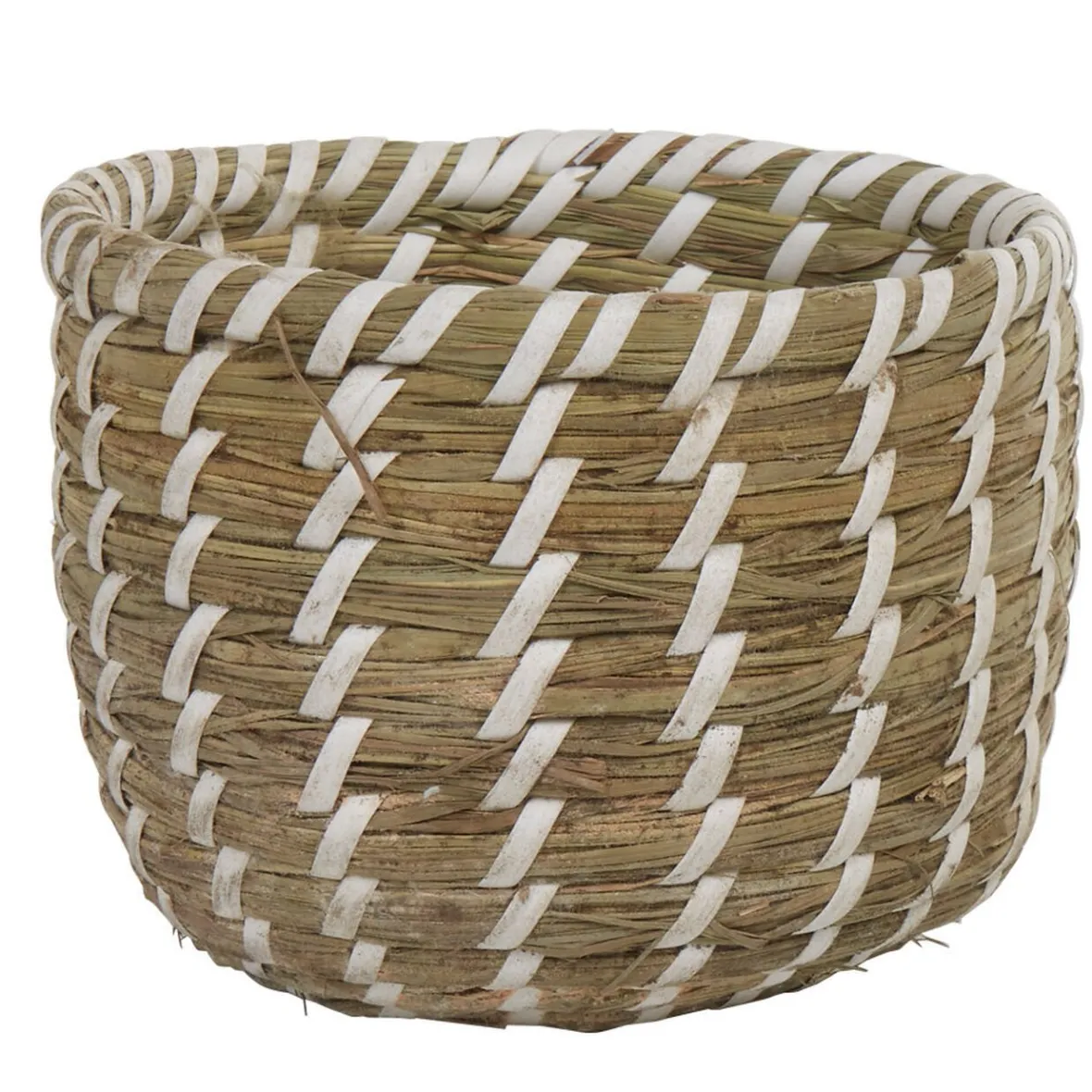 Best Panier rond imitation bois tressé beige x2 Entretien Du Linge