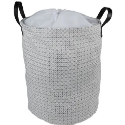 Best Panière à linge canvas noir et blanc Entretien Du Linge
