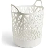 Best Panière à linge ronde plastique blanc 45L Entretien Du Linge