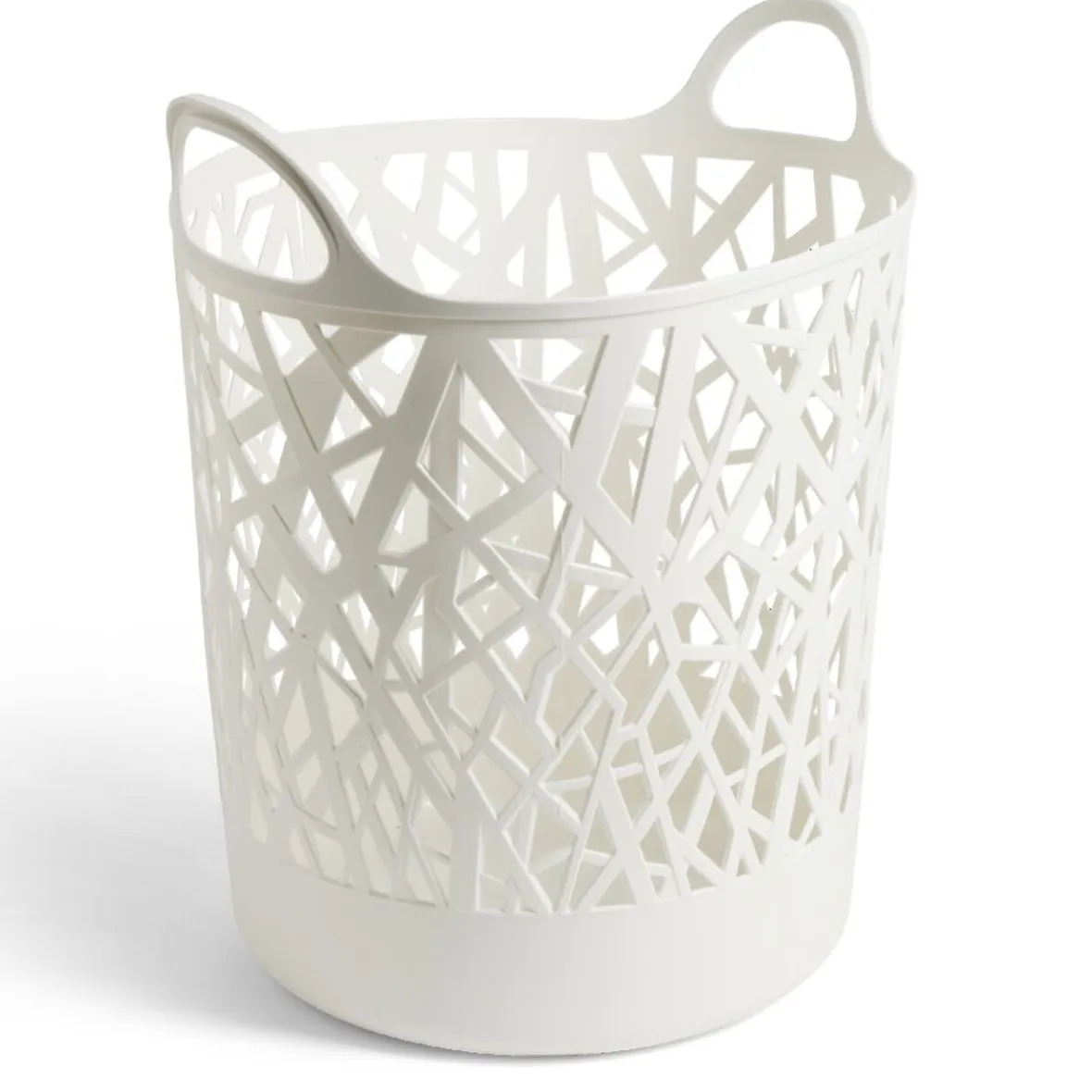 Best Panière à linge ronde plastique blanc 45L Entretien Du Linge