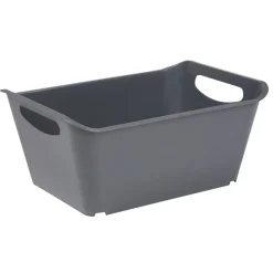 Best Panière de rangement grise 5 L Entretien Du Linge