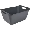 Best Panière de rangement grise 18 L Entretien Du Linge