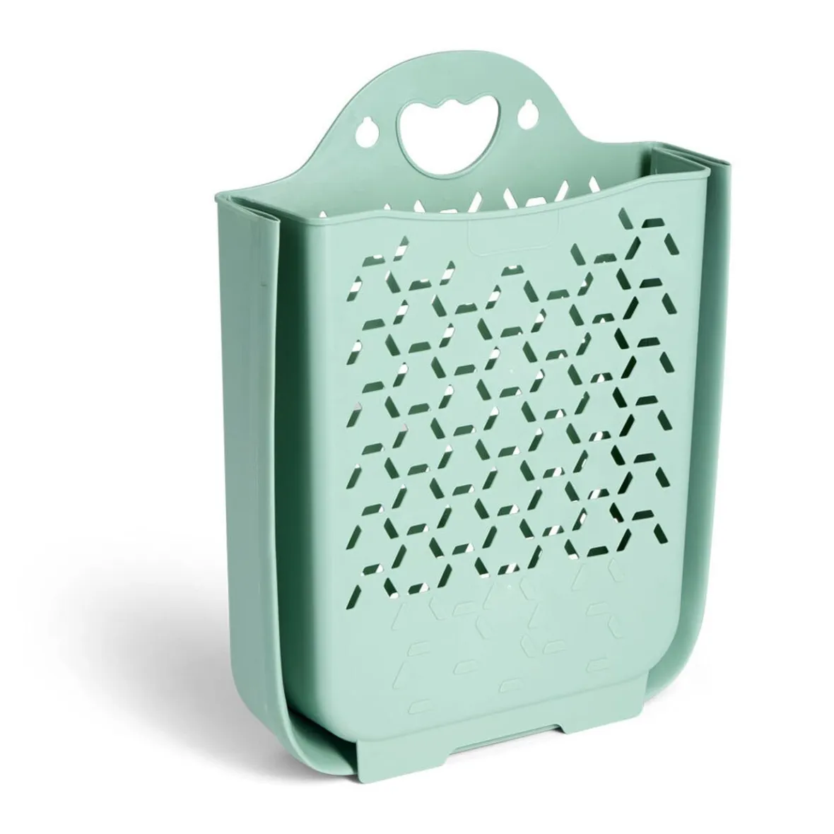 Best Panière 45L pliable plastique vert 36x25xH48cm Entretien Du Linge