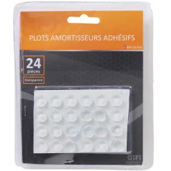 Patin amortisseur transparent adhésif x24^Gifi Hot