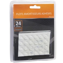 Patin amortisseur transparent adhésif x24^Gifi Hot