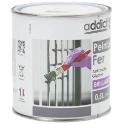 Peinture fer extérieur 0,5L blanc brillant^Gifi Sale