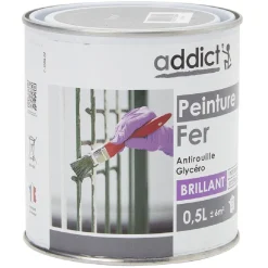 Peinture fer extérieur 0,5L noir brillant^Gifi Clearance