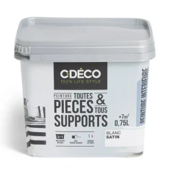 Peinture intérieure C'DÉCO tous supports 750ml blanc satiné^Gifi Online