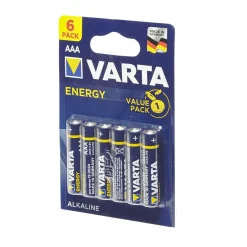 Pile alcaline Varta LR03 type AAA x6^Gifi Online