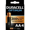 Pile Duracell Optimum AA LR06 x4^Gifi Hot