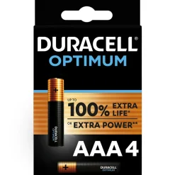 Pile Duracell Optimum AAA LR03 x4^Gifi Outlet