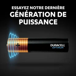 Pile Duracell Optimum AAA LR03 x4^Gifi Outlet