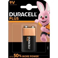 Pile Duracell Plus alcaline 9 Volts 6LR61^Gifi Clearance