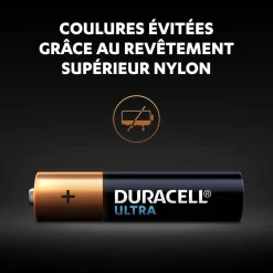 Pile Duracell Ultra alcaline AAA 1,5 Volts, LR03 - Lot de 8^Gifi Online