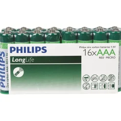 Pile Philips 1,5V LR3 AAA x16^Gifi Best