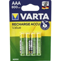 Pile rechargeable Varta AAA 800mAh x4^Gifi Outlet
