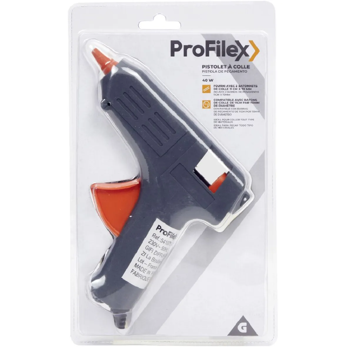 Pistolet à colle 40W 230V^Gifi Discount