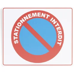 Plaque signalétique "Sationnement interdit" - 24x20 cm^Gifi Clearance