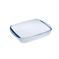Gifi Cuisson^Plat à four rectangulaire verre transparent