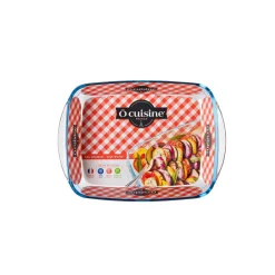 Gifi Cuisson^Plat à four rectangulaire verre transparent