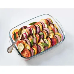 Gifi Cuisson^Plat à four rectangulaire verre transparent