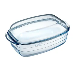 Gifi Cuisson^Plat à four rectangulaire transparent 6,5 L