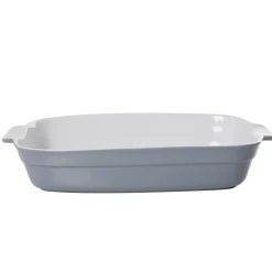 Gifi Cuisson^Plat à four rectangulaire gris blanc grand format