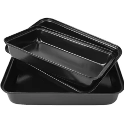 Gifi Cuisson^Plat à four rectangulaire noir x3